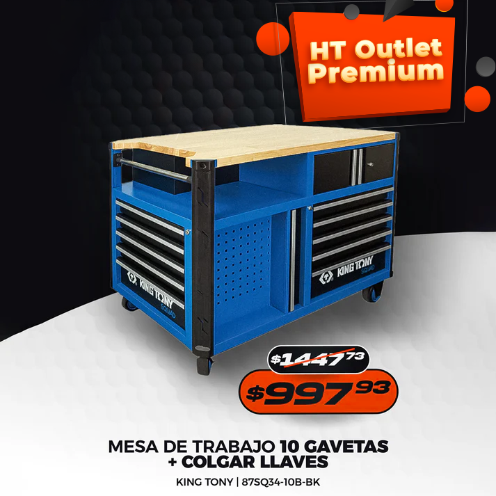 HT Oulet Premium - Mesa de Trabajo King Tony
