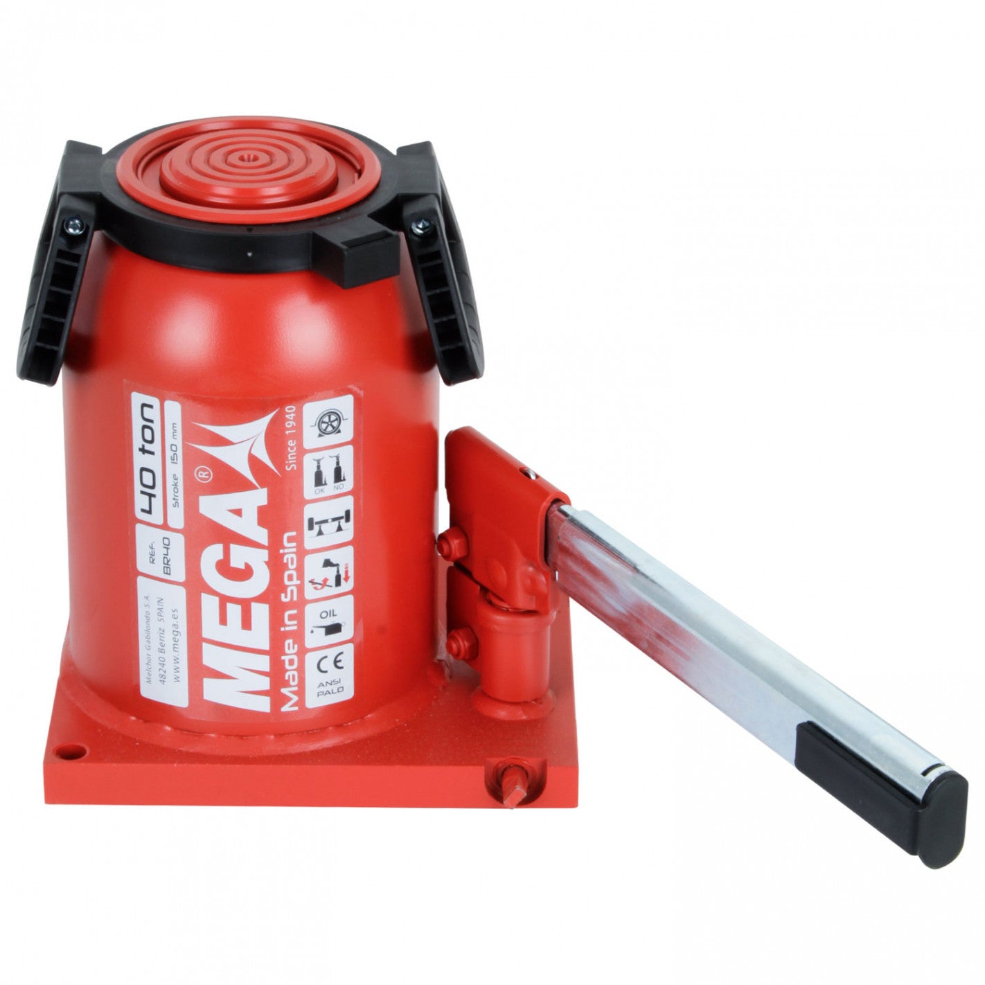 Gato Hidráulico Botella 40 Toneladas Mega - Mecánica Automotriz - Gatos Hidráulicos