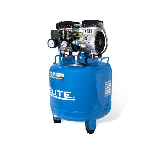Compresor de Aire Directo Horizontal Libre de Aceite y Silencioso 42 L 2.0 HP Elite