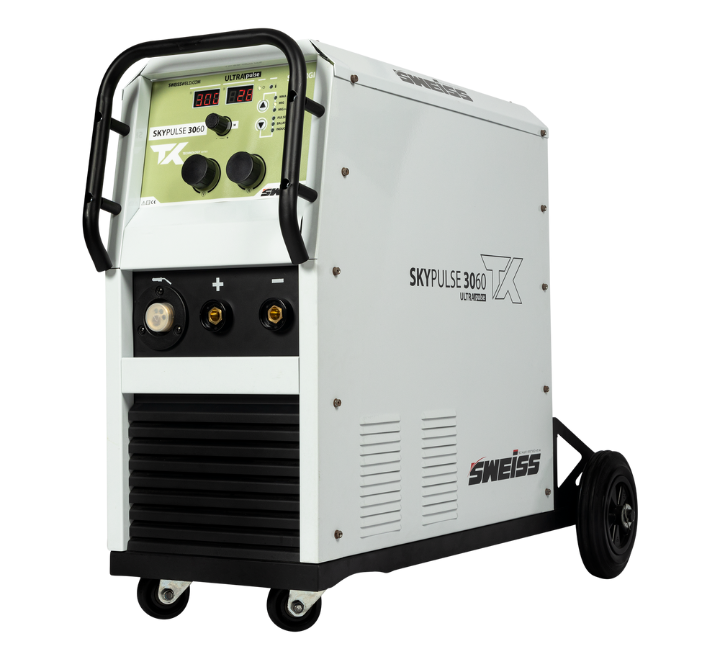 Soldador SKYPULSE 3060 TX-300 AMP Monofásico 220V-Compacta 15 Kg + Antorcha Sweiss