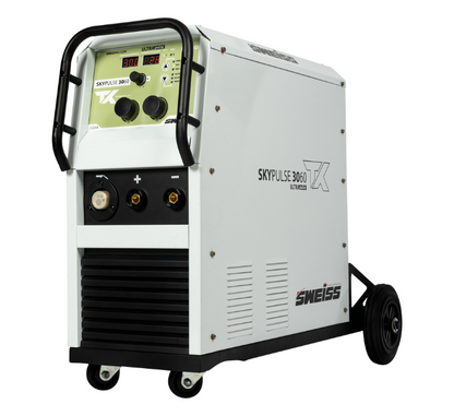 Soldador SKYPULSE 3060 TX-300 AMP Monofásico 220V-Compacta 15 Kg + Antorcha Sweiss