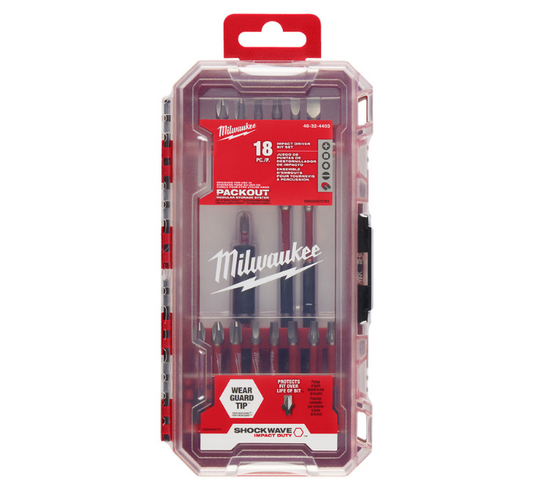Juego de Puntas Impacto Driver 18 Piezas Milwaukee