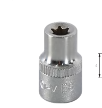 Socket Corto Torx H 3/8 E12 Yato YT-05231 - foto oficial catalogo fabricante