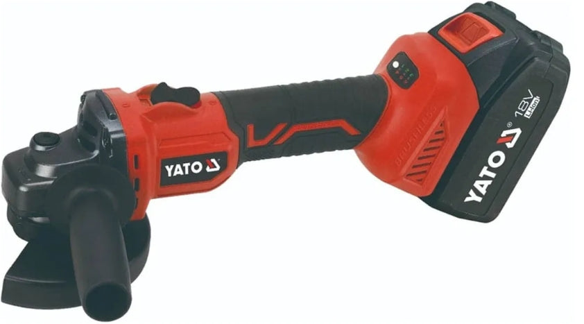 Imagen de Esmeril Angular 5" 18V + 2 Bat. 4AMP + Cargador + Maletin - HT automotriz e industrial