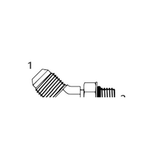 Imagen referencial - Adaptador hidraulico Continental (diagrama tecnico oficial). Ver ficha tecnica para las roscas y tamano exacto del SKU.