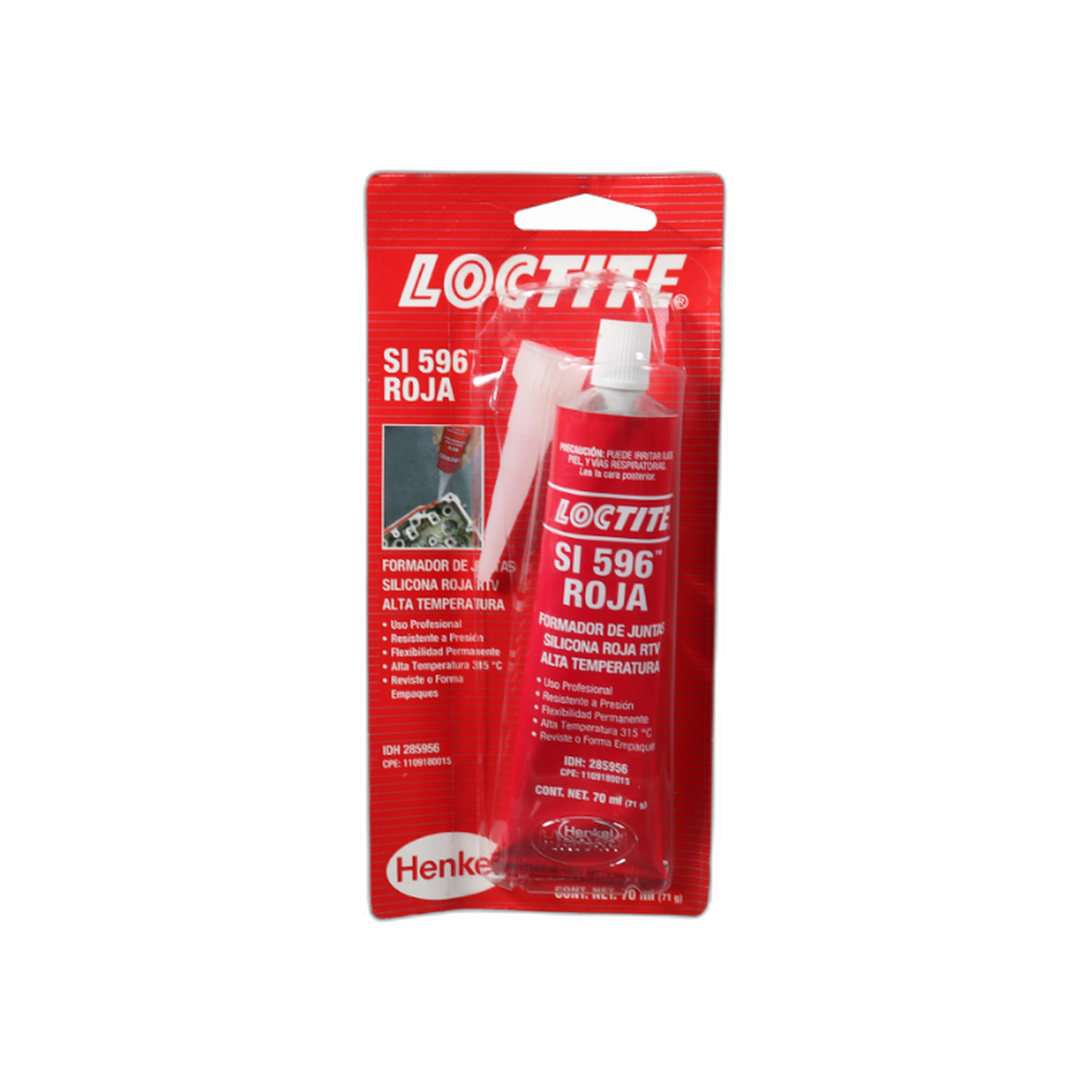 Silicona Roja RTV Blister 2.36 Oz 70 ml Loctite