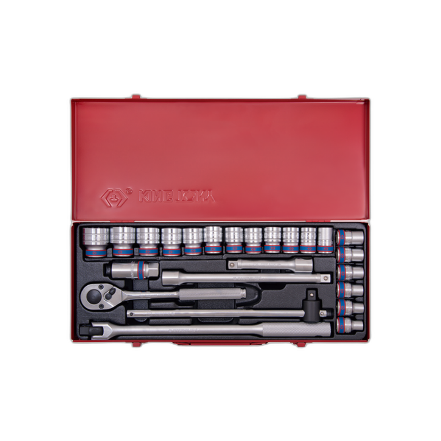 Juego de Socket 1/2" 10-32 mm 6 Puntas 24 Piezas | King Tony