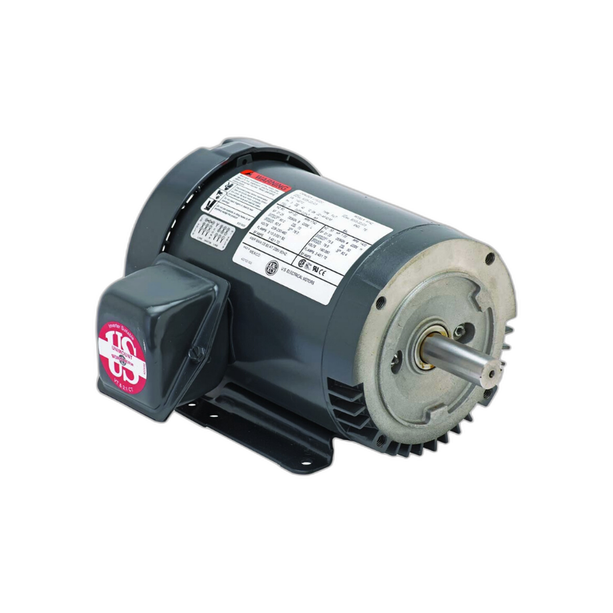 Motor Electrico Trifasico 1 HP, 3450 Rpm, Frame 56C, 208-230/460 V, Tefc | US Motors