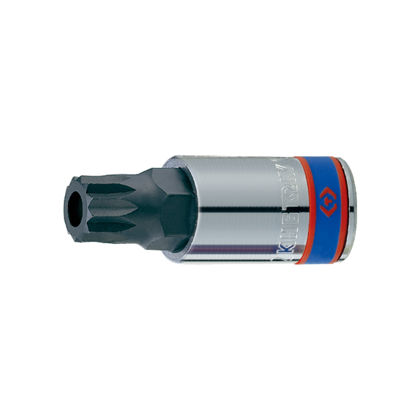 Socket Corto con Punta 12 Estría Seguridad 1/2" x 18 mm | King Tony