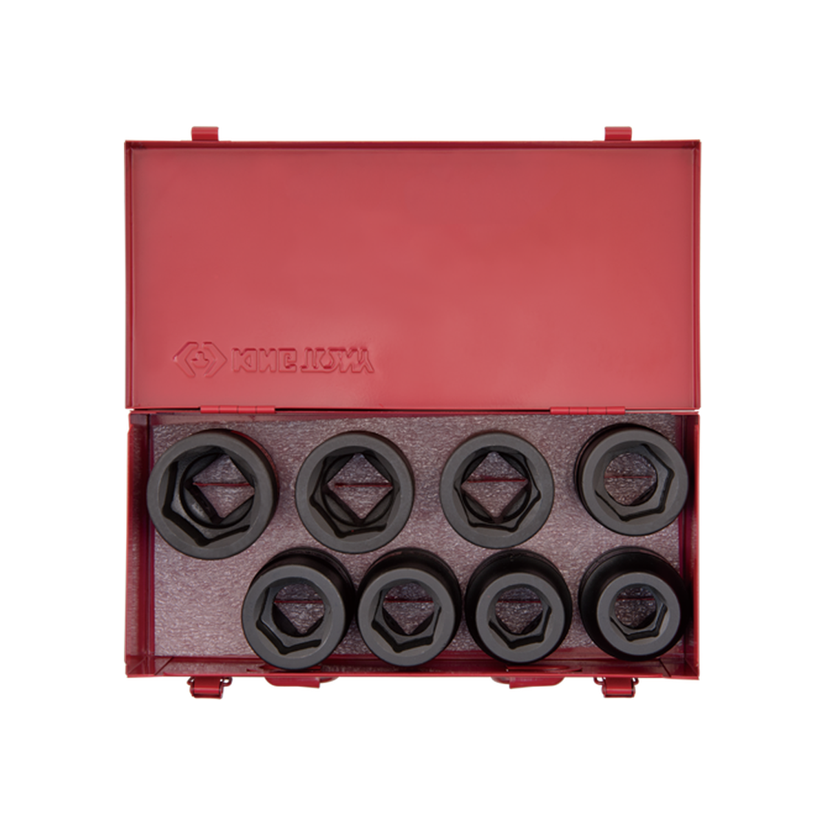 Juego de Socket de Impacto Corto 1" 15/16"-1-5/8" 8 Piezas | King Tony