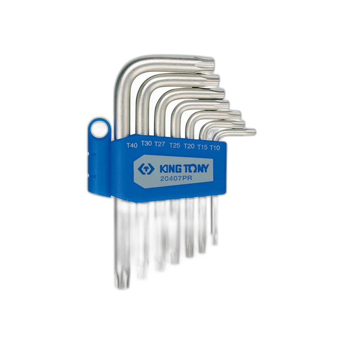 Juego de Llave L Torx 7 Piezas Seguridad T10-T40 | King Tony