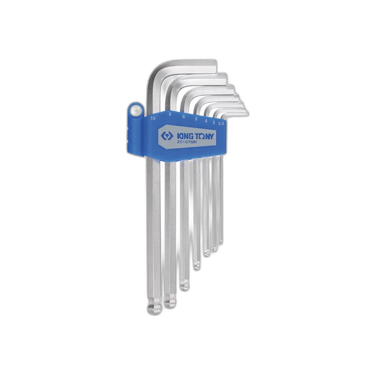 Juego de Llave L 7 Piezas Hex Larga 2.5-10 mm Bend King Tony | King Tony