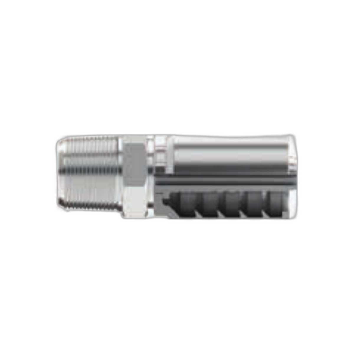 Conexión Hid. Nptf Macho 1/4" Para Manguera 3/8" | Continental