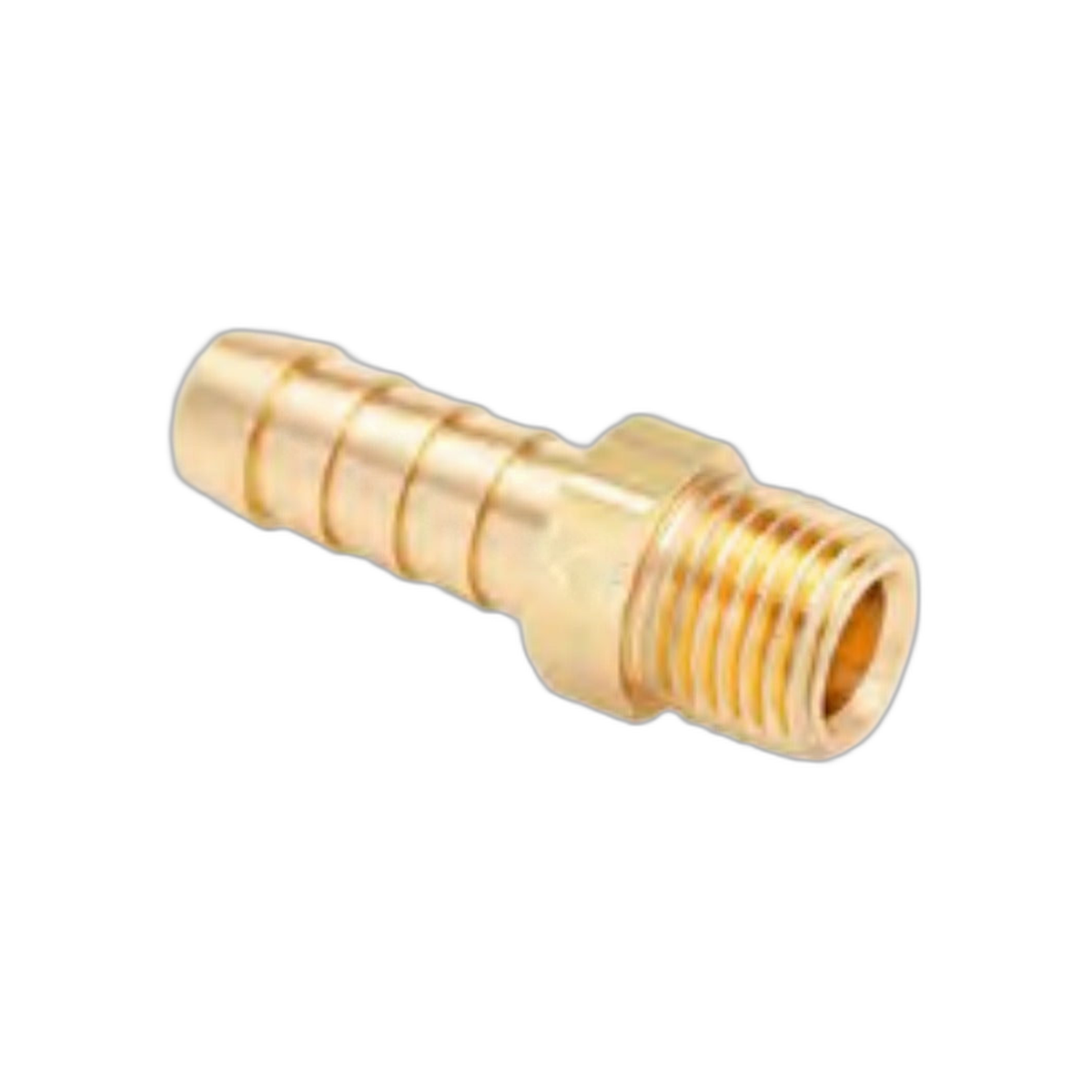 Conexion de Bronce Nptf Macho 1/4" Para Manguera 1/4" | Continental