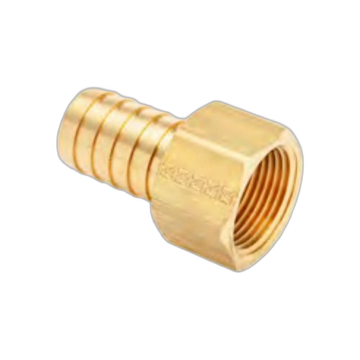 Conexion de Bronce Nptf Hermbra 1/4" Para Manguera 3/8" | Continental