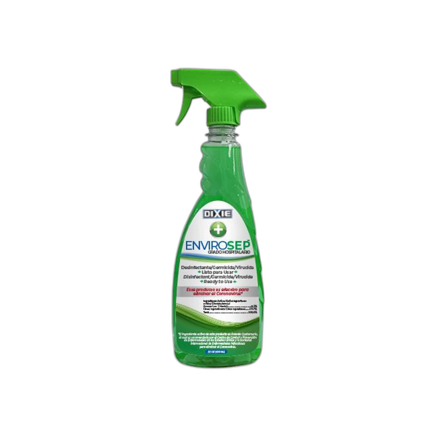 Desinfectante Envirosep Botella de 22 Oz 650 ml con Rociador
