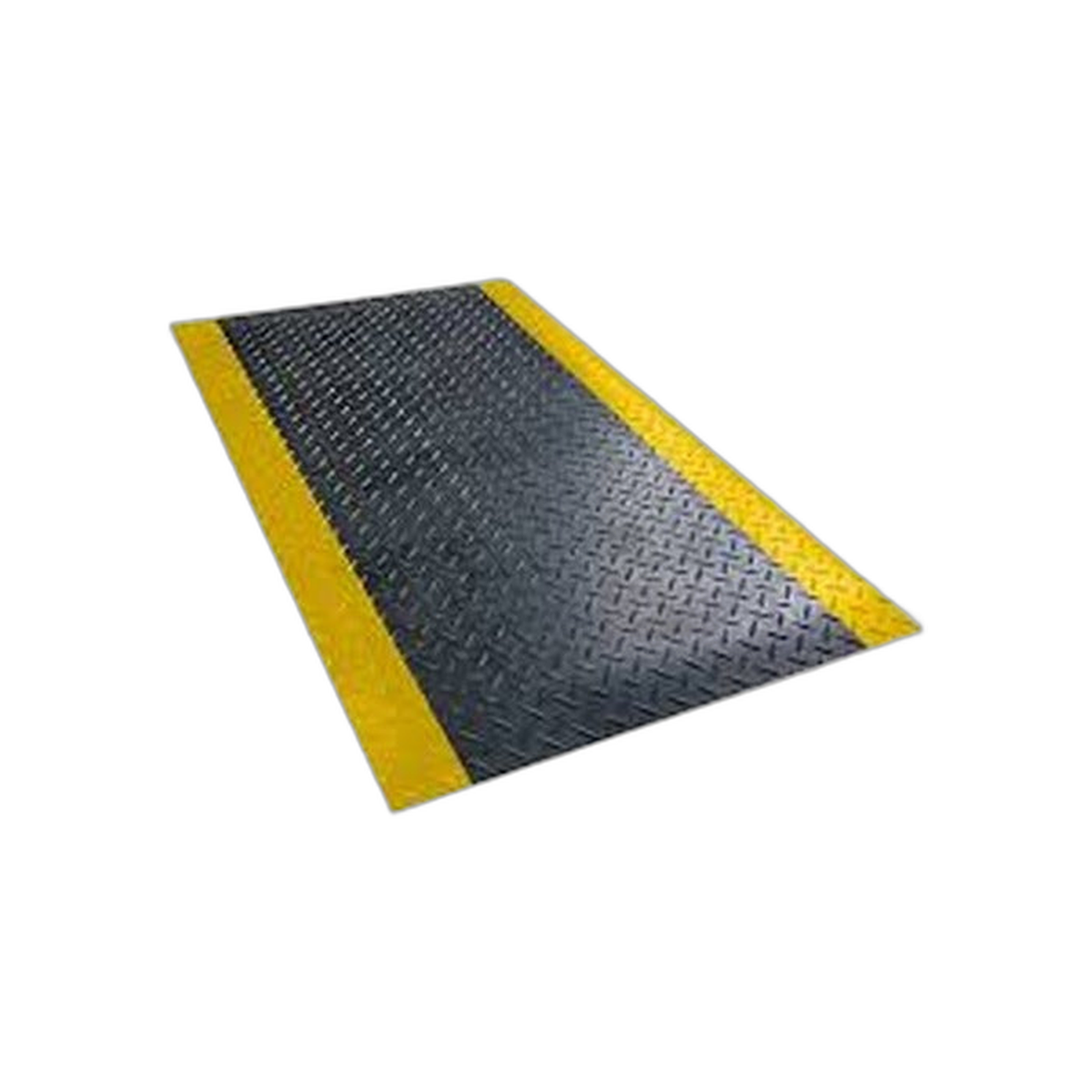 Bandeja Metálica 50 x 40 con Antideslizante Alfombra Amarilla