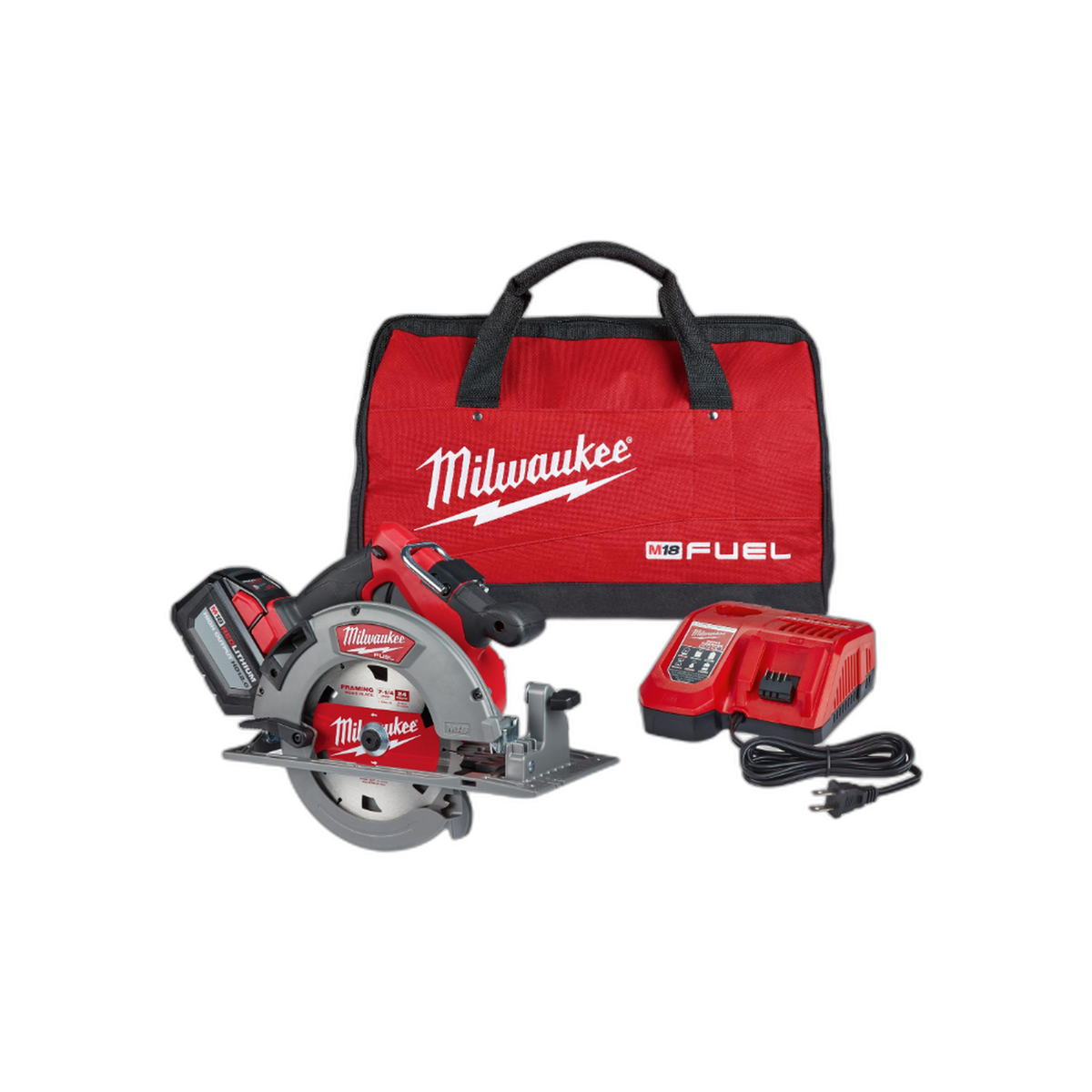 Sierra Circular a Batería 7-1/4" 18 V 1 Batería + Cargador | Milwaukee