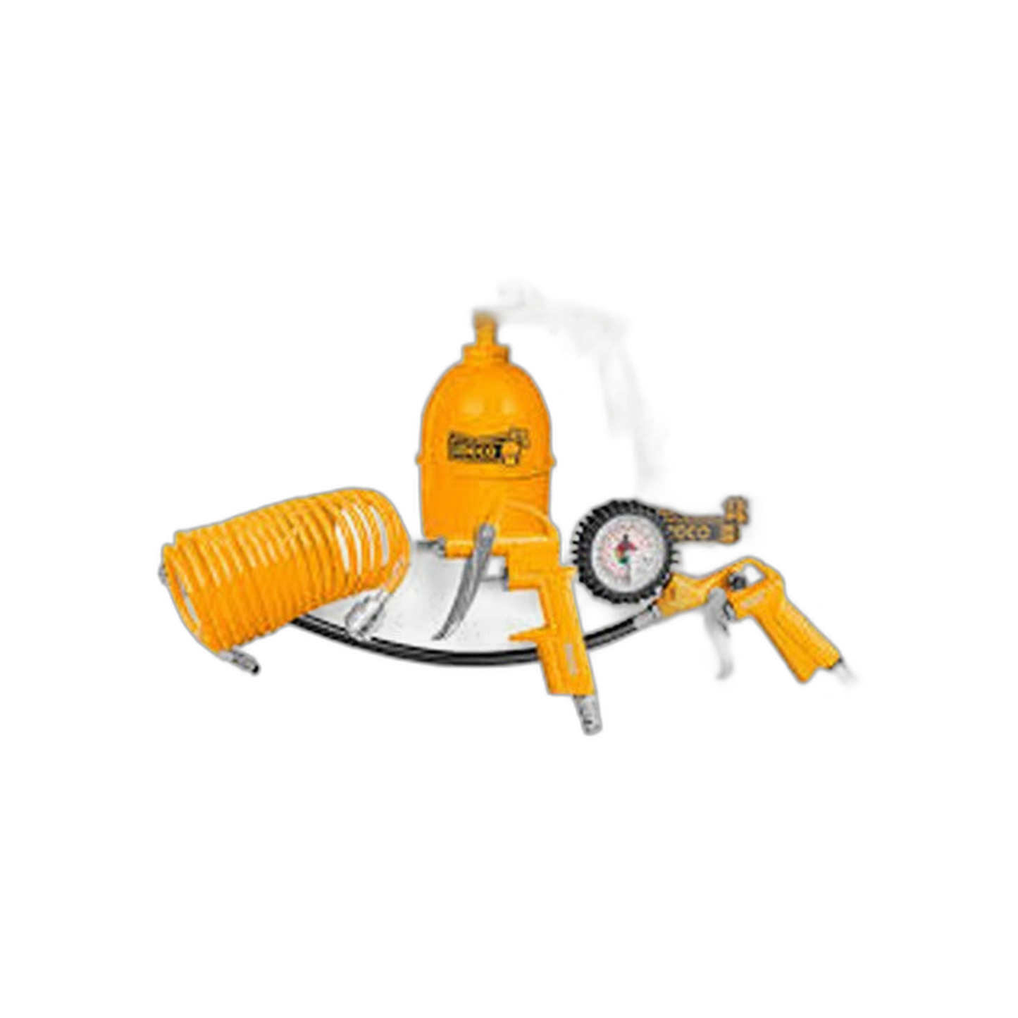 Kit de Compresor para Pintar 5 Piezas | Ingco