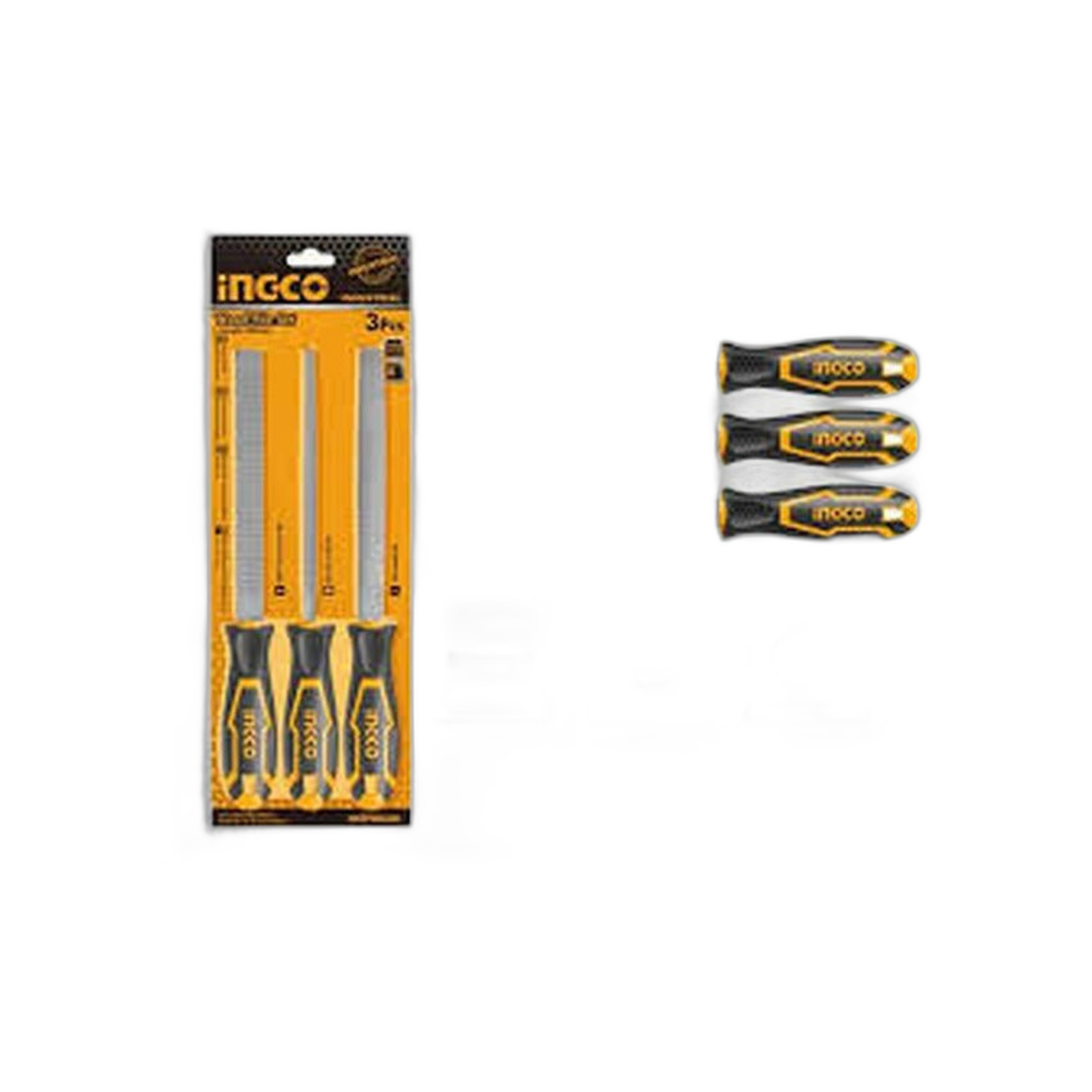 Limas para Afilar 8" (3 Piezas) | Ingco