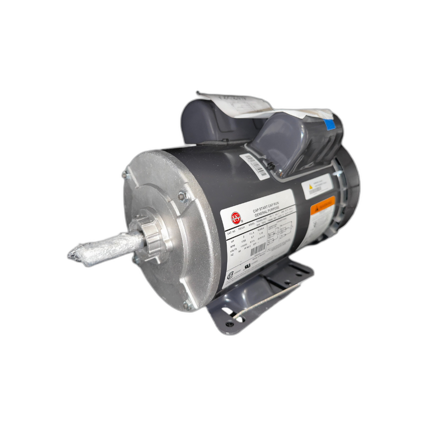 Motor Electrico Monofasico 1-1/2 HP, 1800 Rpm, Frame 56, Ac 115/230 V, Teao | US Motors
