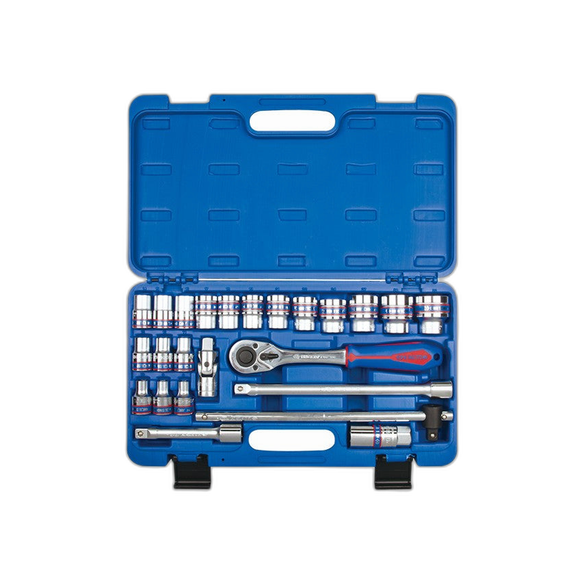 Juego de Socket 1/2" 8-32 mm 12 Puntas 24 Piezas | King Tony