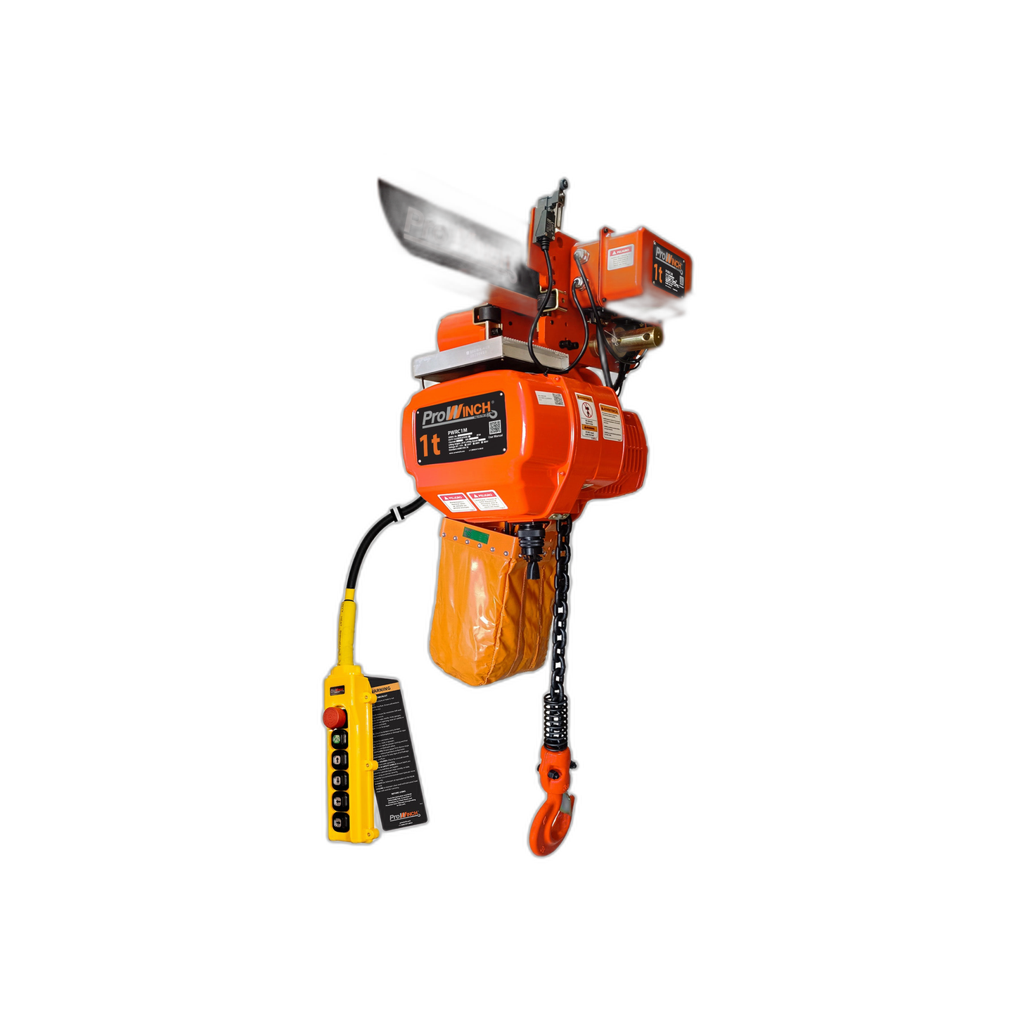 Tecle Eléctrico 1 Tonelada 2200 Libras 208-240/440-480V Velocidad FEC G80 Prowinch | Prowinch