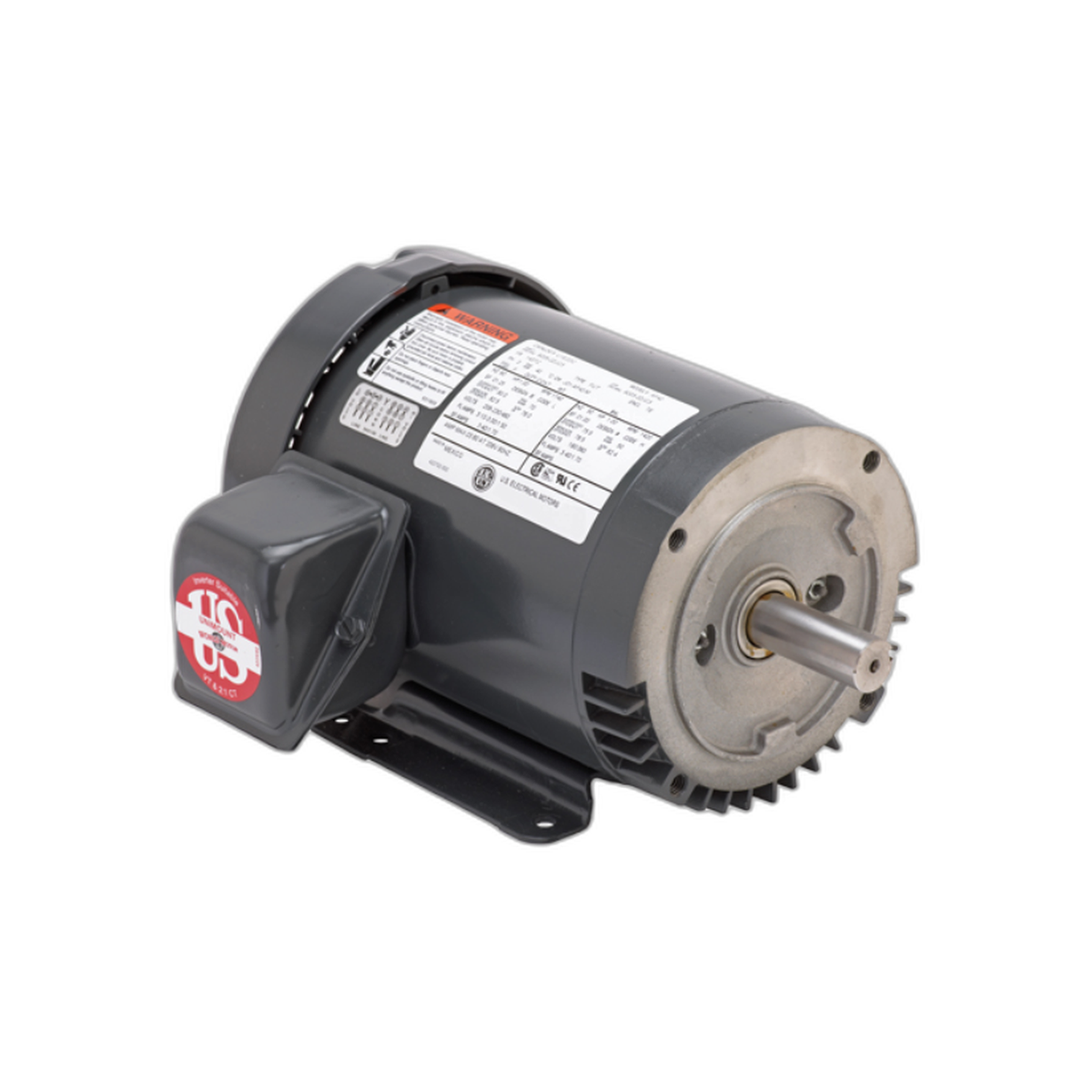Motor Electrico Trifásico 1-1/2 HP, 1725 Rpm, Frame 145TC, Ac 208-230/460 V, Tefc | US Motors