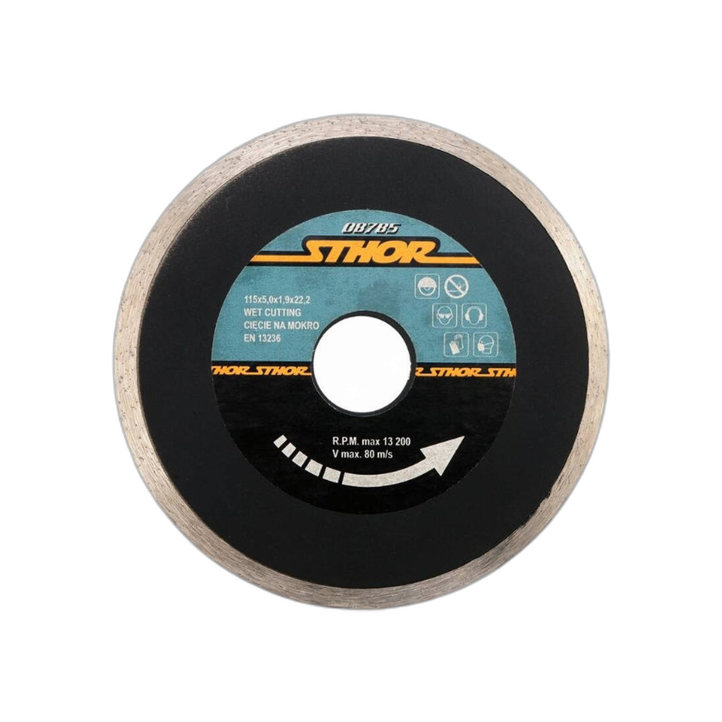 Disco Diamante Continuo 4-1/2" x 7/8" | Sthor
