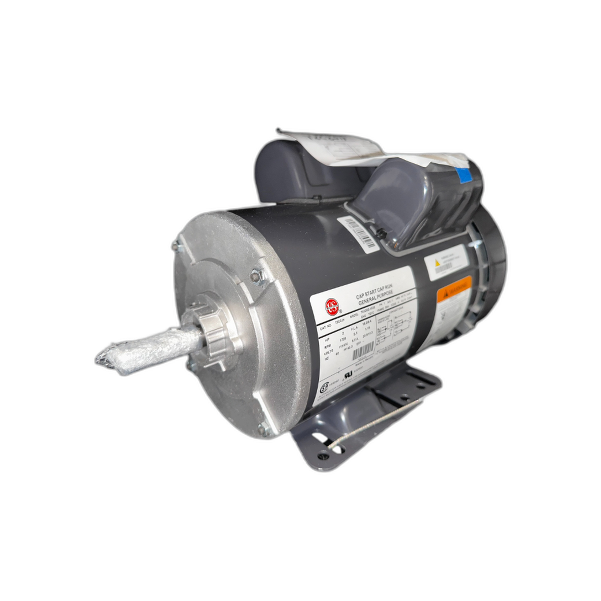 Motor Electrico Monofasico 1 HP, 1800 Rpm, Frame 56Y, Ac 115/208-230 V, Teao | US Motors