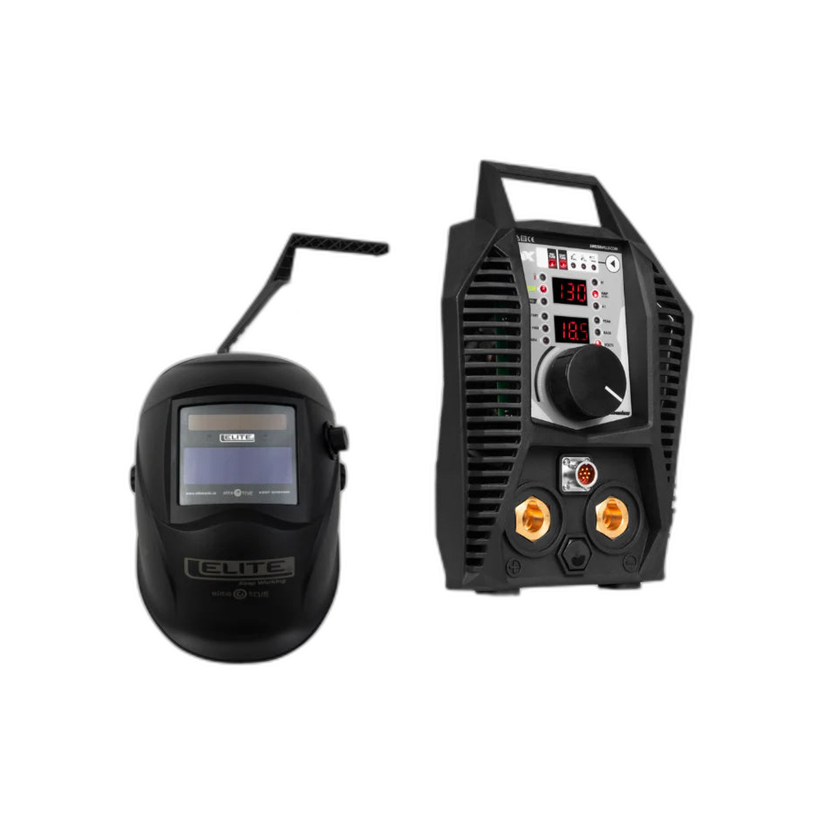 Kit de Soldadura Inversor Skymax 2040 NX 200 AMP 110/220V + Rotomartillo Inalámbrico + Careta Electrónica 669 Sweiss | Genérico