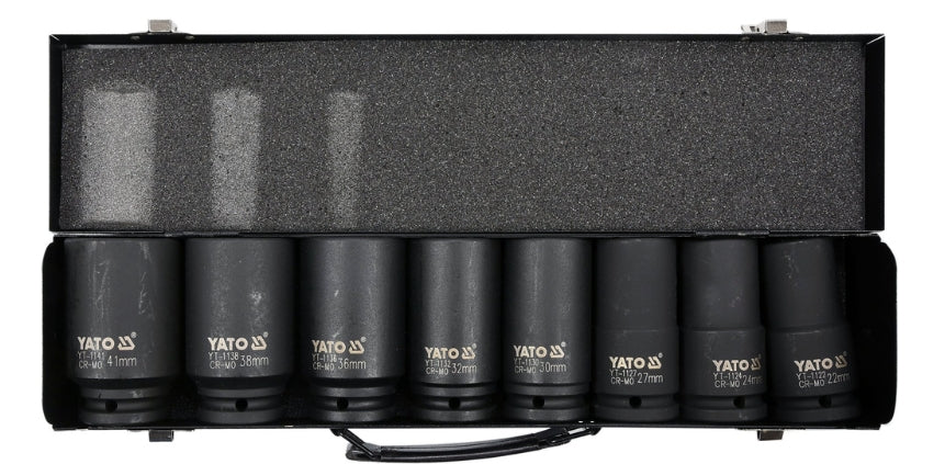 Imagen de Jgo Socket Impacto Largo 3/4 22-41M 8Pz - HT automotriz e industrial