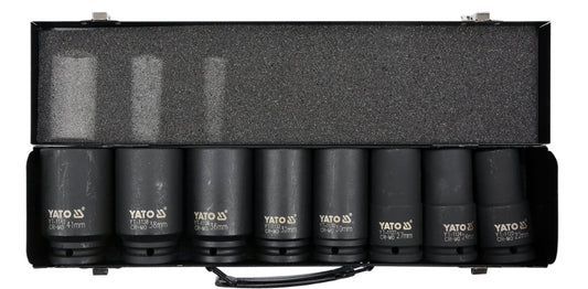 Imagen de Jgo Socket Impacto Largo 3/4 22-41M 8Pz - HT automotriz e industrial