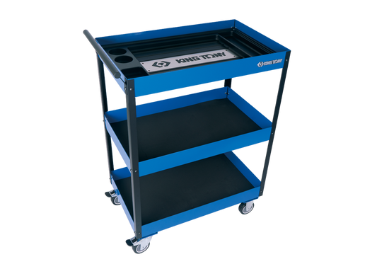 Caja de Herramientas 3 Sección 30" y Carro Color Azul - KING TONY