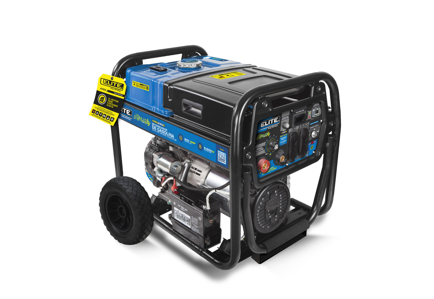 Imagen de Motosoldador Gasolina 4T, 5.500w, 120/240V - 60Hz, 50-200a, Ocv 75, CT60% - HT automotriz e industrial