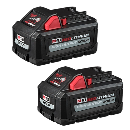 M18 Batería Redlithium High Output XC 6.0 AH 2PK Milwaukee