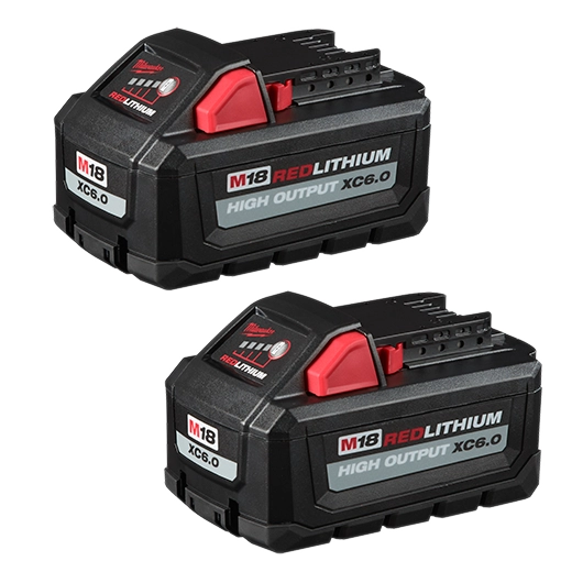 M18 Batería Redlithium High Output XC 6.0 AH 2PK Milwaukee