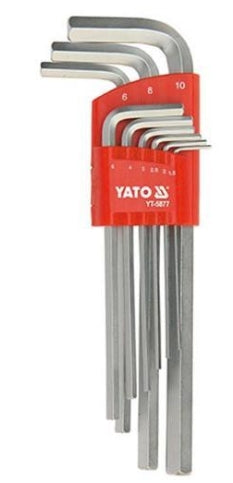 Imagen de Jgo Llave L .9Pz Hex Larga 1.5-10M - HT automotriz e industrial