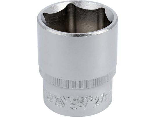 Socket Corto 1/2" x 27 mm 6 Puntas Yato YT-1218 - foto oficial fabricante