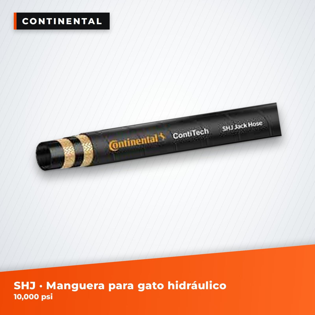 Manguera Continental SHJ para gato hidráulico, 10,000 psi