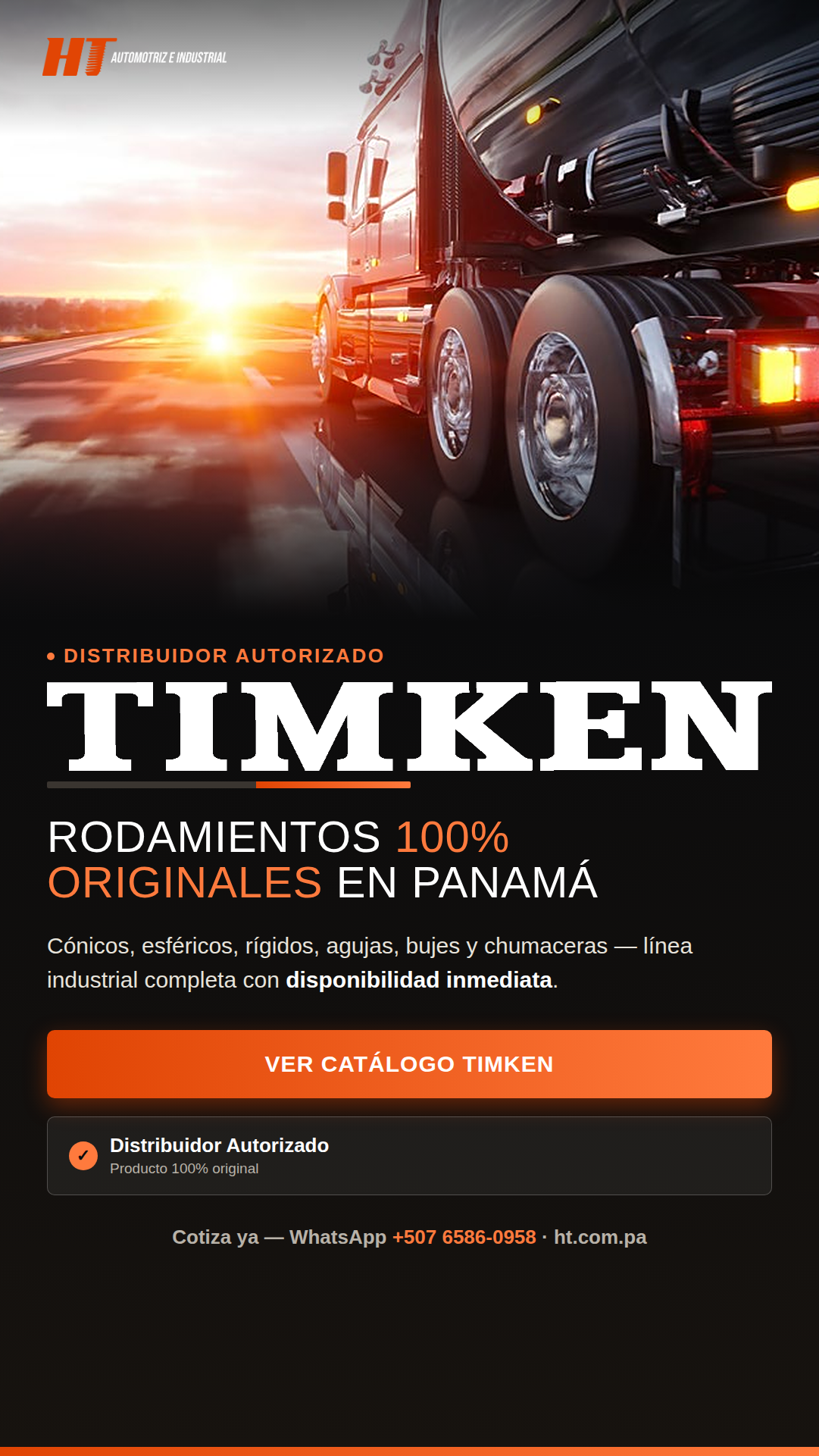 HT Automotriz - Distribuidor Autorizado Timken mobile