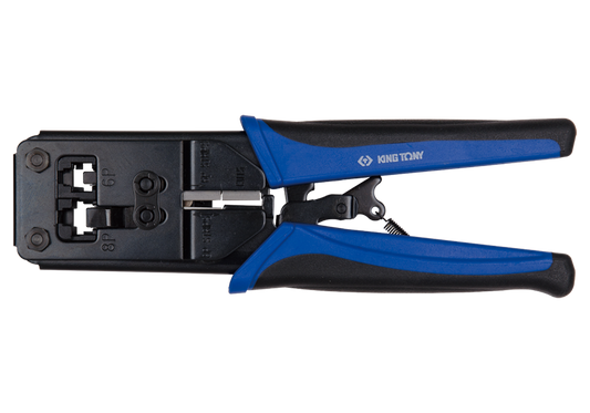 Pelacable/Cortador/Prensa 2 Tipos de Enchufe PP+TPR (67F1-08) King Tony