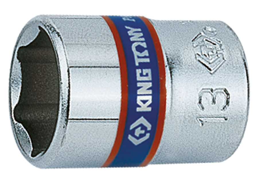 Socket Corto 1/4" x 8 mm 6 Puntas King Tony
