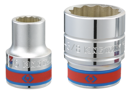 Socket Corto 3/8" x 3/4" 12 Puntas | King Tony