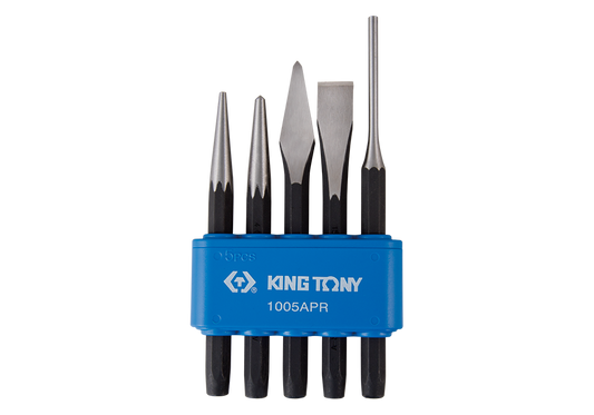 Juego de Botadores, Centro Puntos y Cincel 5 Piezas King Tony