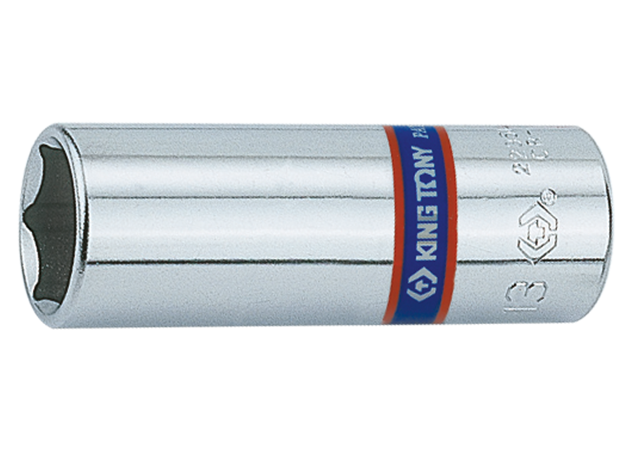 Socket Largo 1/4" x 13 mm 6 Puntas King Tony