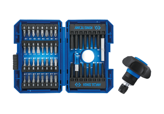 Juego de Puntas Destornillador y Ratchet 49 Piezas King Tony