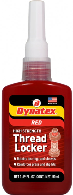 Fijador de Rosca Alta Resistencia Rojo 50 mL | DYNATEX