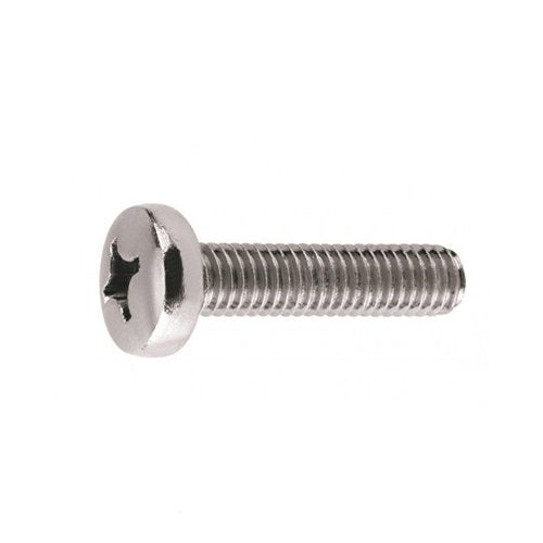 Tornillo de Estufa Cabeza Redonda Acero Inoxidable Phillips M6 x 50mm