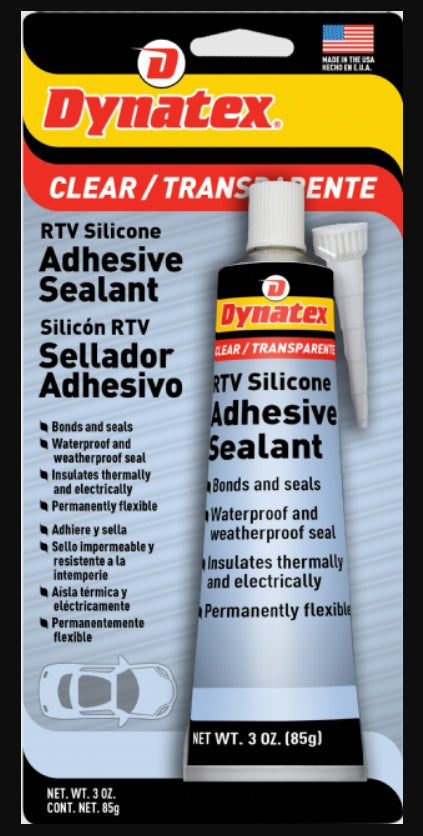 Silicona Transparente RTV Blister 85g | DYNATEX